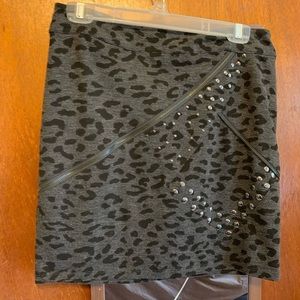 Kardashian Kollection Leopard skirt